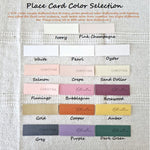 Place Card Color Selection by Art in Card