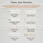 Art in Card's Place Card Paper Clip Selection