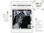AR and QR Code Wedding Program Design