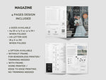 4 Page Itinerary Spread | Magazine Template