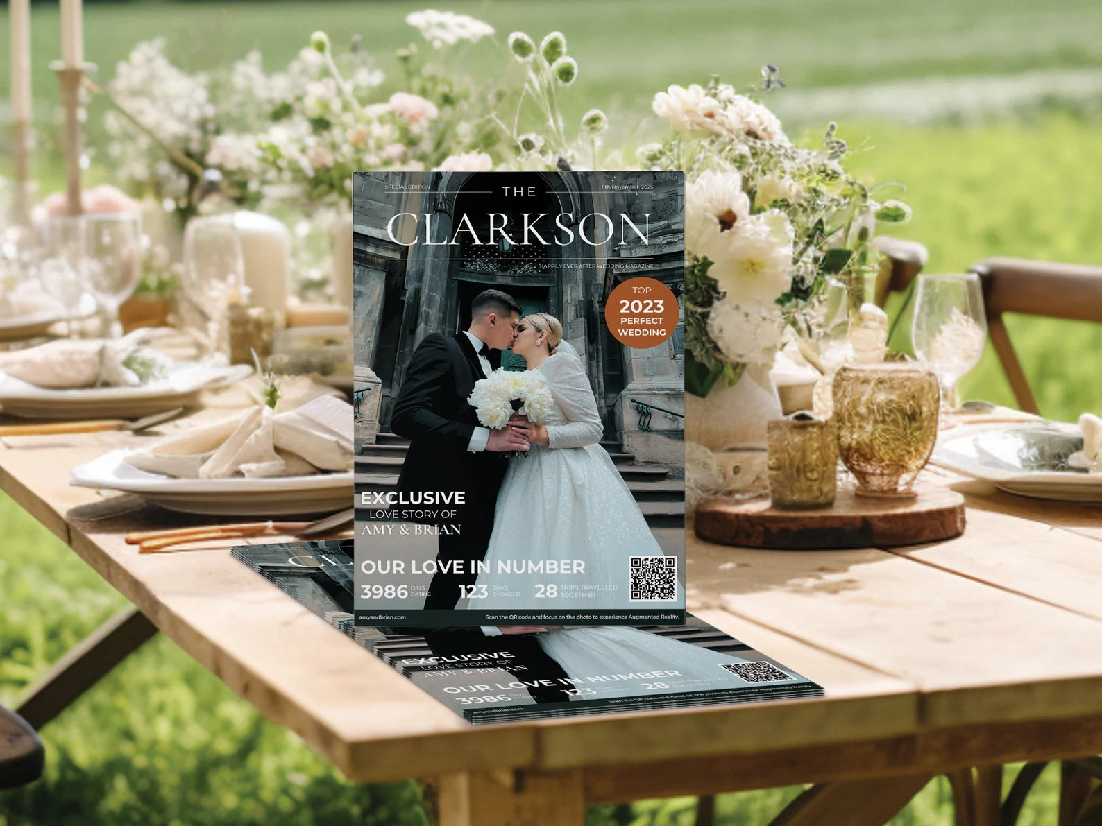 Elegant Wedding Program Design | Magazine Template