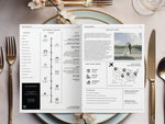 Wide Wedding and Event Program Layout