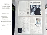 4 Page Design Wedding or Event Itinerary Program