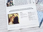 Passport Menu Card and Wedding Program