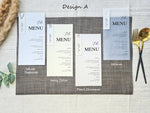 The Menu | Menu Card with Place Card and Paper Clip