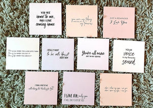 Love One Quotes Card Set