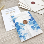 Blue Floret Vellum Jacket
