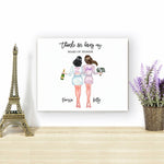 Personalised Bridesmaid Canvas / Bridesmaid Gift