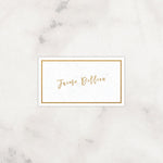 Classy Marble Place Card