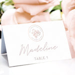 Vintage Crest Place Card