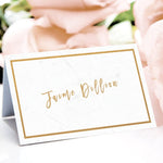 Classy Marble Place Card