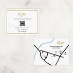 Classy Marble RSVP / Info Card