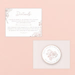 Vintage Crest RSVP / Info Card