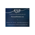 Starry Bliss RSVP / Info Card