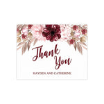 Burgundy Happiness RSVP / Info Card