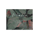 English Roses RSVP / Info Card