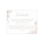 Vintage Crest RSVP / Info Card