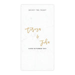 Classy Marble Menu Card