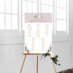 Pastel Love Seating Plan