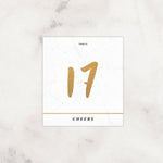 Classy Marble Table Number