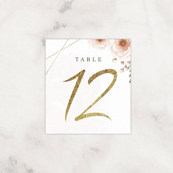 Graceful Table Number