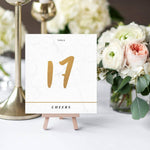 Classy Marble Table Number