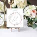Vintage Crest Table Number