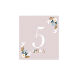 Pastel Love Table Number