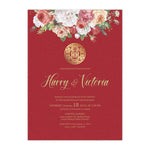 Burgundy Wine Blossoms