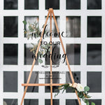 Acrylic Welcome Signage