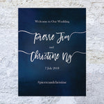 Starry Bliss Welcome Signage