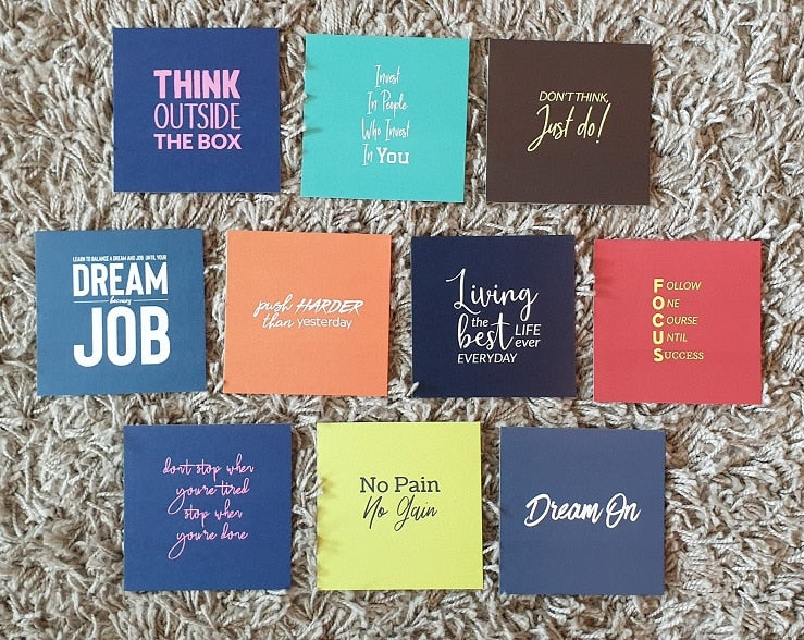 Entrepreneurs Quotes Card Set