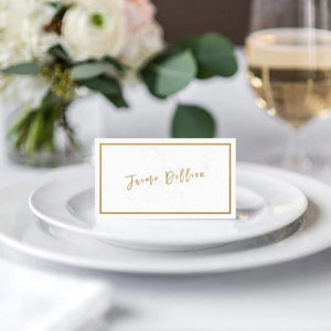 Classy Marble Place Card