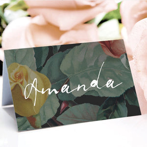 English Roses Place Card