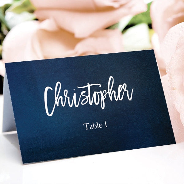 Starry Bliss Place Card