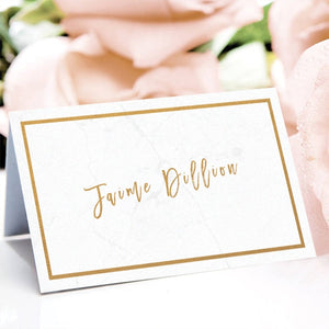 Classy Marble Place Card