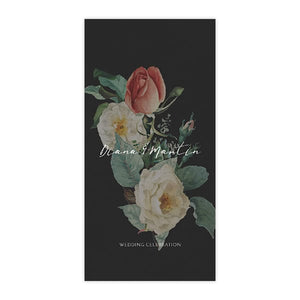 English Roses Menu Card