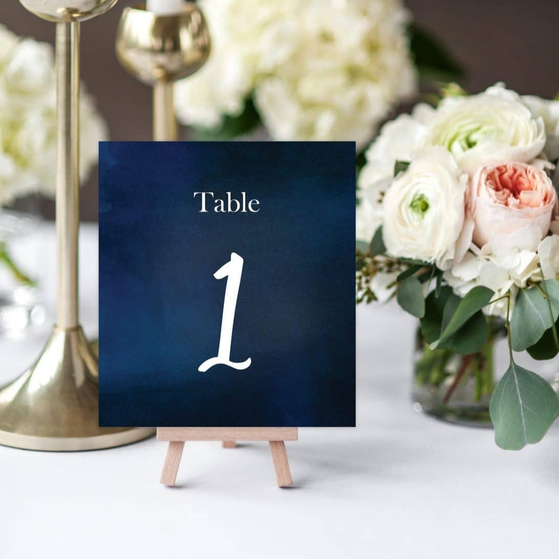 Starry Bliss Table Number