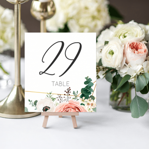 Glamorous Table Number