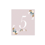 Pastel Love Table Number